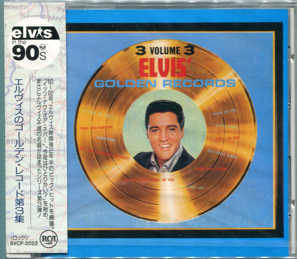Elvis Presley – Elvis' Golden Records, Vol.3 - CD JAPONES