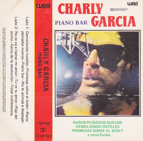 Charly Garcia – Piano Bar - Cassette