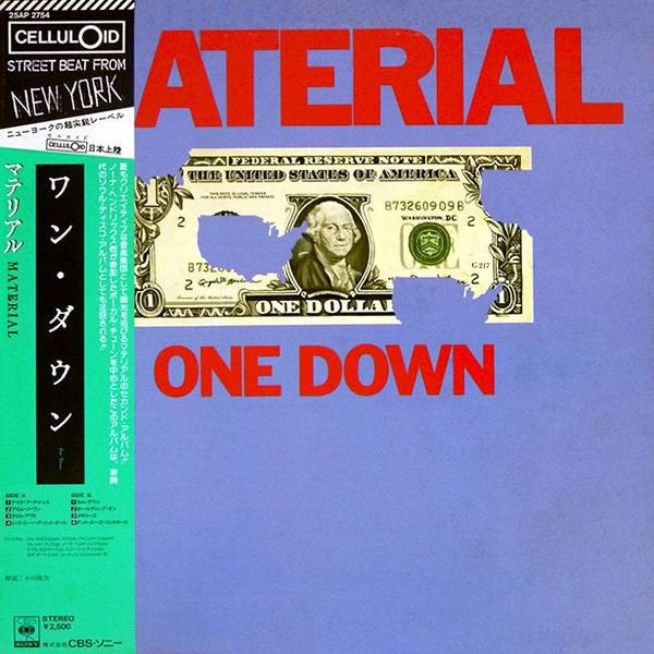 Material – One Down VINILO JAPONES