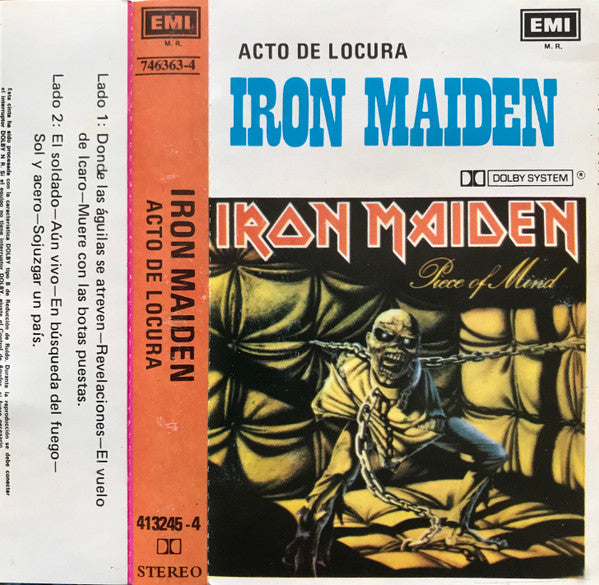 Iron Maiden – Piece Of Mind - Cassette