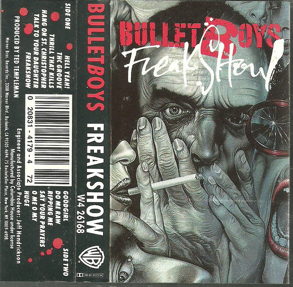 BulletBoys – Freakshow - Cassette