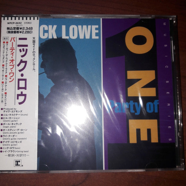 Nick Lowe – Party Of One - Cd Japones Oferta