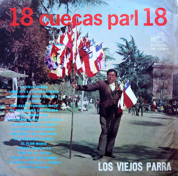 Los Viejos Parra – 18 Cuecas Pa'l 18 - Vinilo de epoca