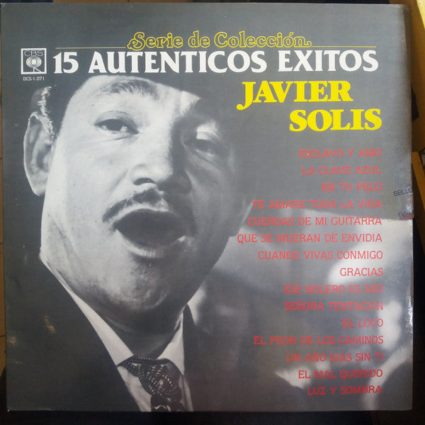 Javier Solis 15 Autenticos Exitos - Vinilo Simple - Nuevo