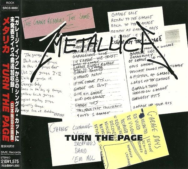 Metallica Turn The Page - Cd Japones