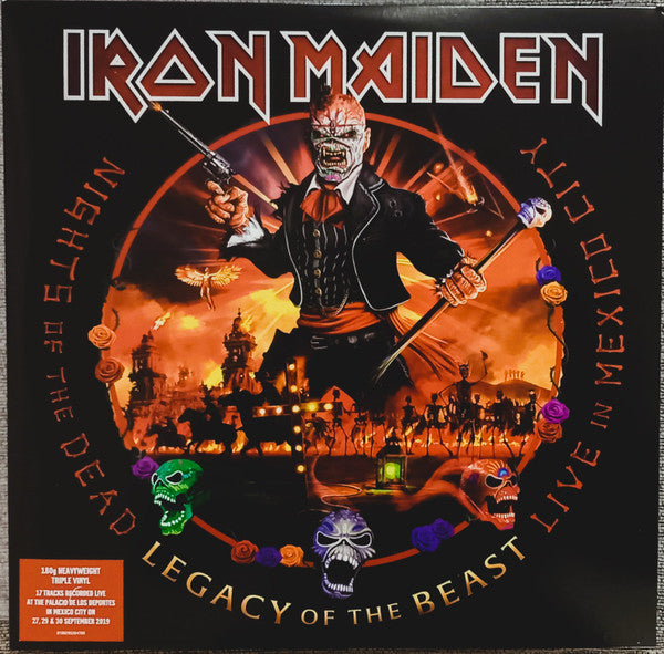 Iron Maiden Nights Of The Dead, Legacy Of The Beast: Live In Mexico City - Vinilo Triple - Nuevo