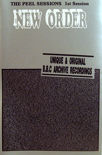New Order The Peel Sessions - Cassetee