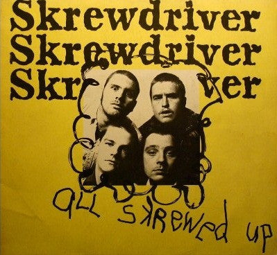 Skrewdriver – All Skrewed Up - Vinilo Simple - Usado