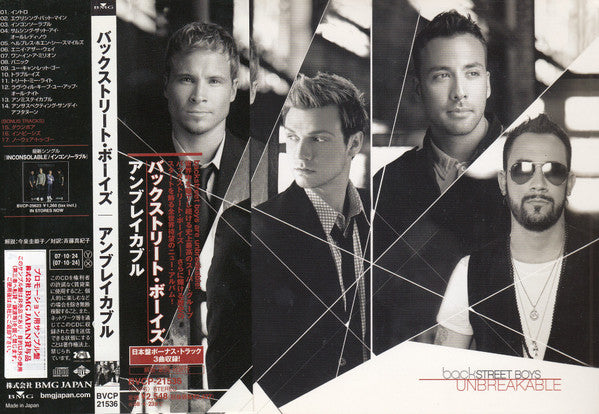 Backstreet Boys Unbreakable CD Japones