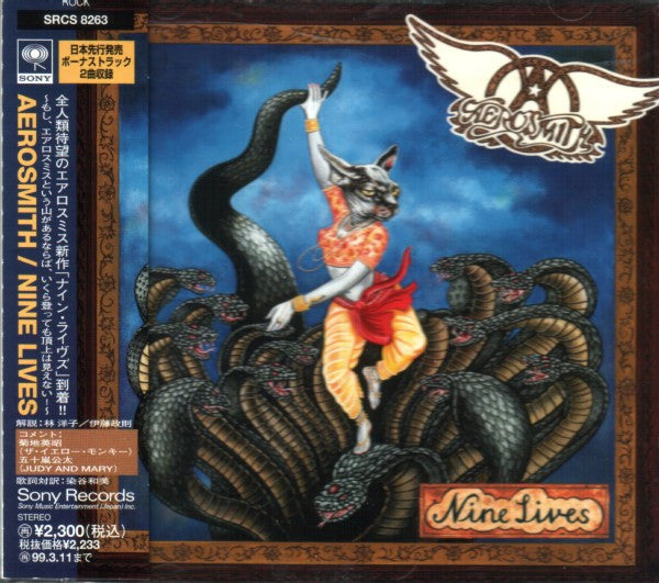Aerosmith = エアロスミス* – Nine Lives = ナイン・ライヴズ - Cd
