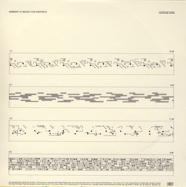 Brian Eno – Ambient 1 (Music For Airports) - CD Japonés (Con Obi)