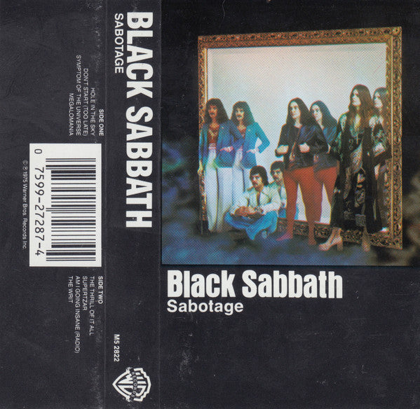 Black Sabbath – Sabotage - Cassette