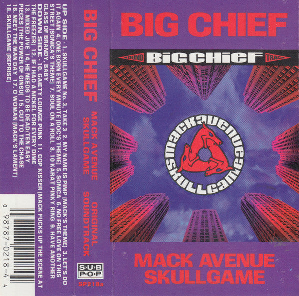 Big Chief Mack Avenue Skullgame - Original Soundtrack - Cassette