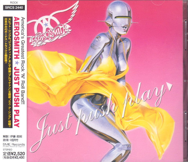 Aerosmith – Just Push Play - Cd Japones