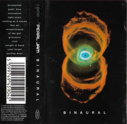 Pearl Jam – Binaural - Cassette