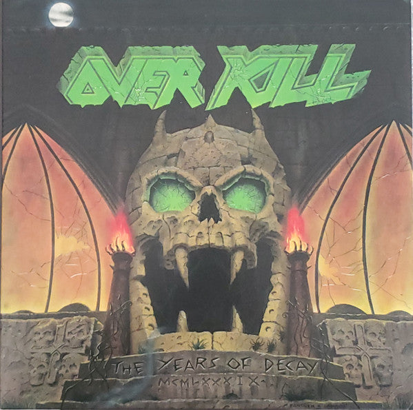 Overkill – The Years Of Decay - Vinilo Simple - Nuevo
