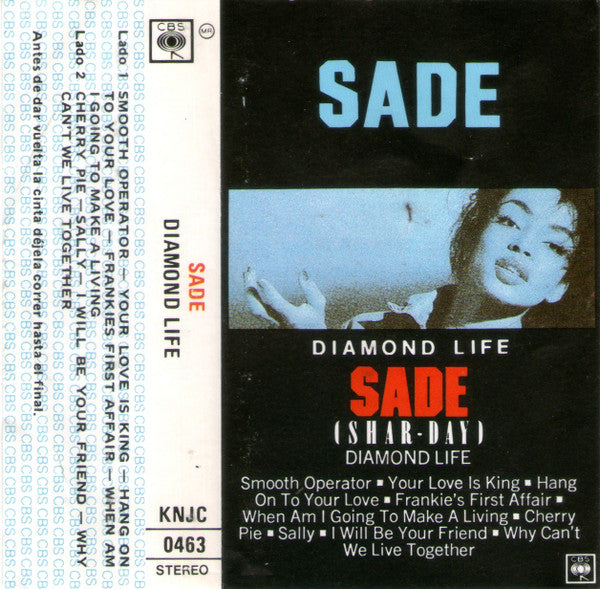 Sade Diamond Life - Cassette