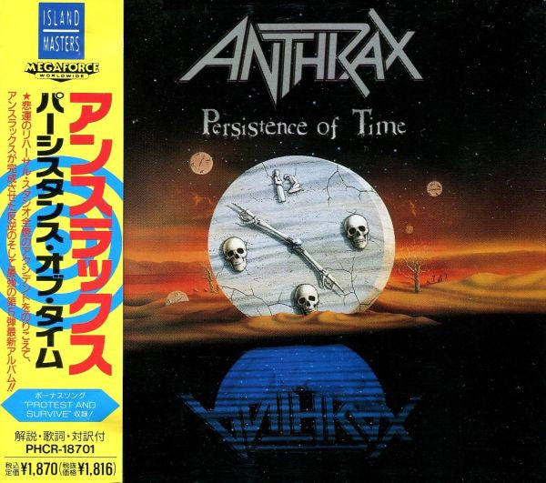 Anthrax Persistence Of Time - Cd Japones