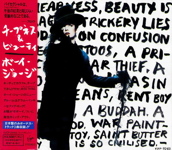 Boy George – Cheapness And Beauty - CD JAPONES