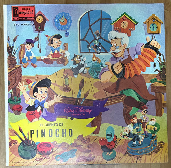 Walt Disney Presenta El Cuento De Pinocho Vinilo Usado