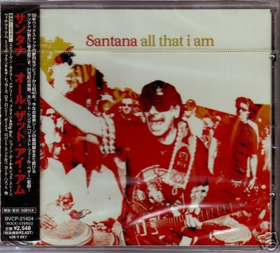 Santana – All That I Am CD Japones