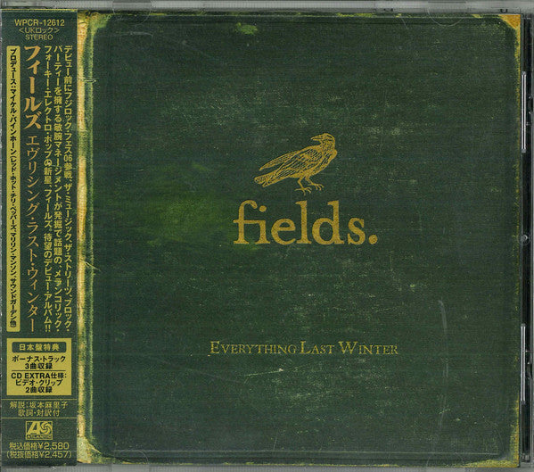Fields – Everything Last Winter - CD JAPONES
