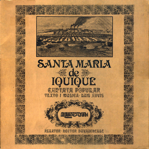 Quilapayún Santa Maria De Iquique - Cantata Popular - Vinilo