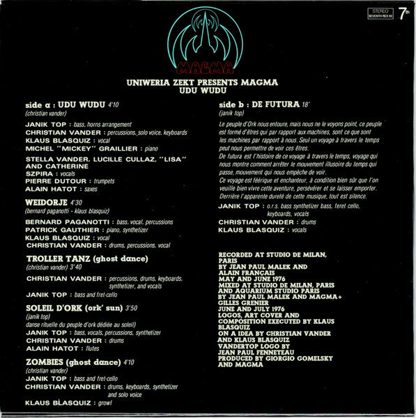 Magma – Üdü Ẁüdü - CD Japonés (Sin Obi)