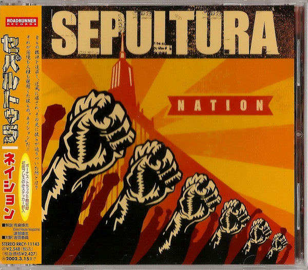 Sepultura – Nation - CD JAPONES