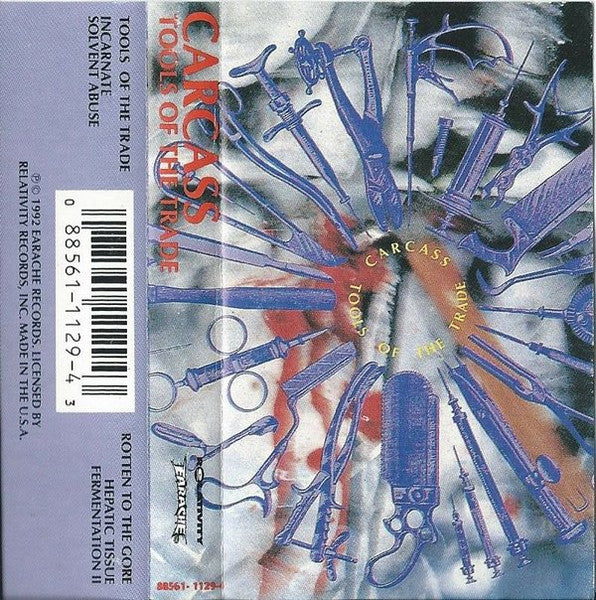 Carcass – Tools Of The Trade - Cassette