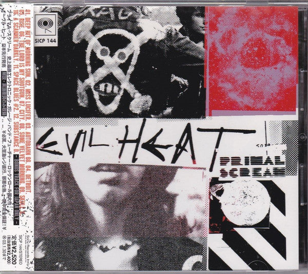 Primal Scream – Evil Heat - CD Japonés