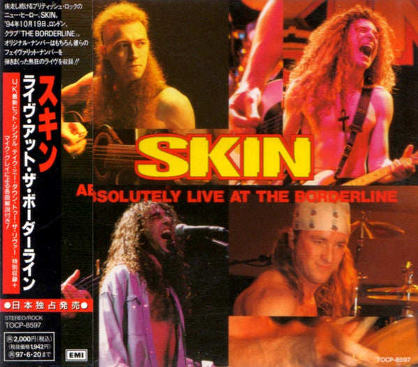 Skin – Absolutely Live At The Borderline - CD JAPONES OFERTA