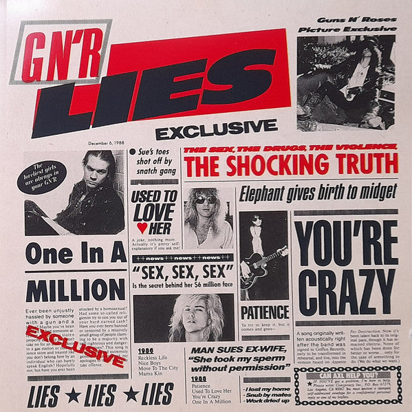 Guns N' Roses – G N' R Lies - Cd