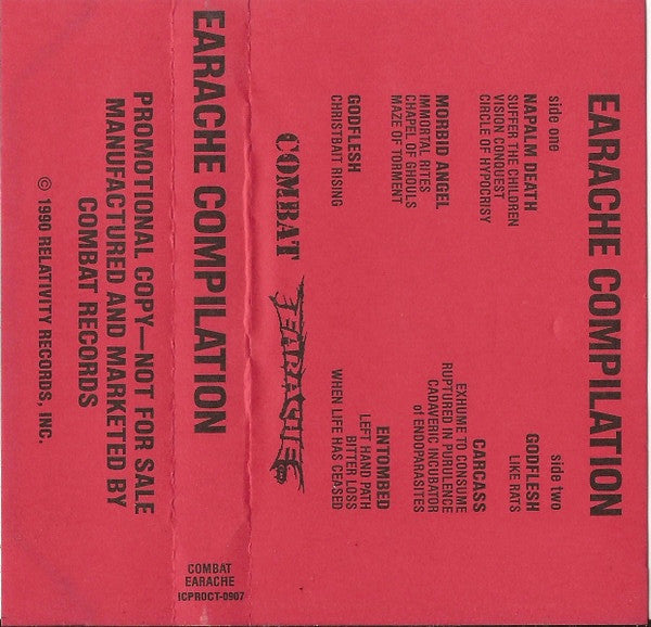 Various Earache Compilation - Cassette