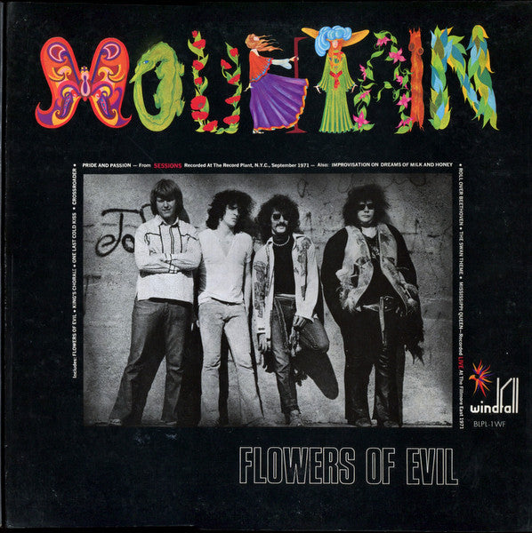Mountain - Flowers Of Evil - Vinilo Japonés (Sin Obi)