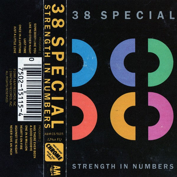 38 Special Strength In Numbers - Cassette