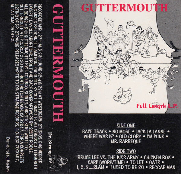 Guttermouth – Full Length LP - Cassette