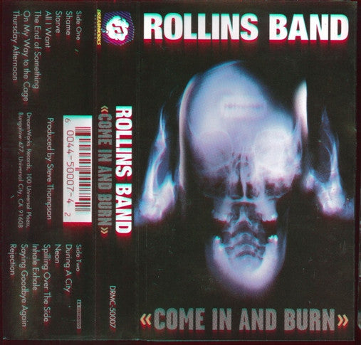 Rollins Band Come In And Burn - Cassette