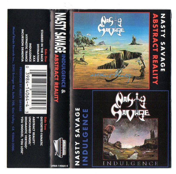 Nasty Savage Indulgence & Abstract Reality - Cassette