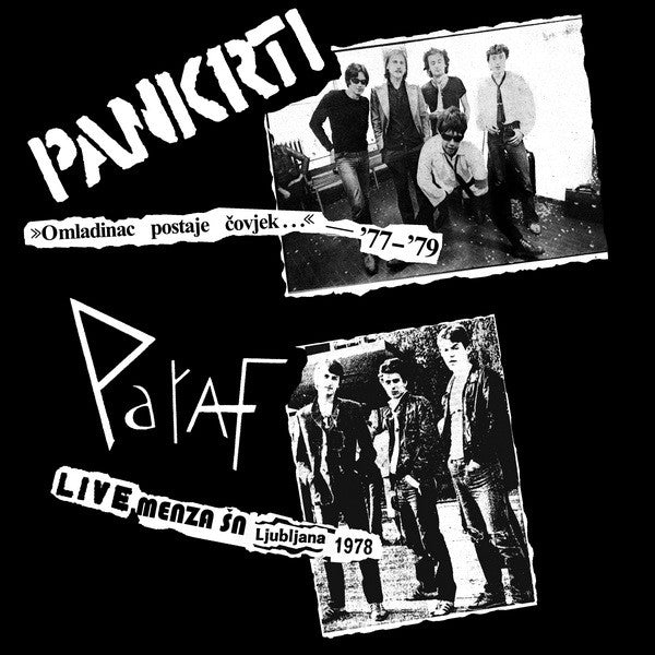 Pankrti / Paraf "Omladinac Postaje ?ovjek..." - '77-'79 Live - Vinilo Usado