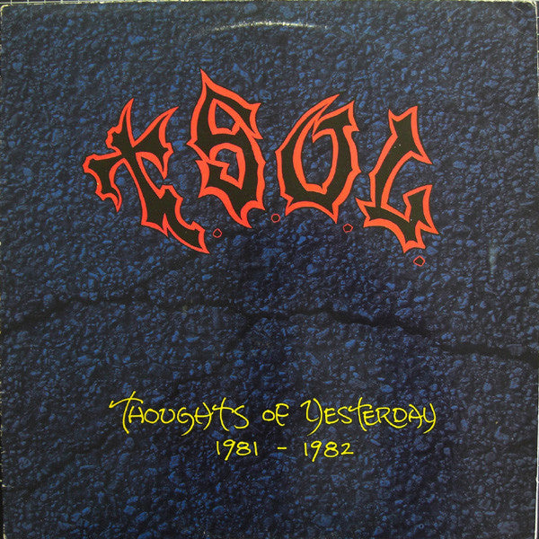 T.S.O.L. – Thoughts Of Yesterday 1981-1982 - Vinilo Simple - Usado