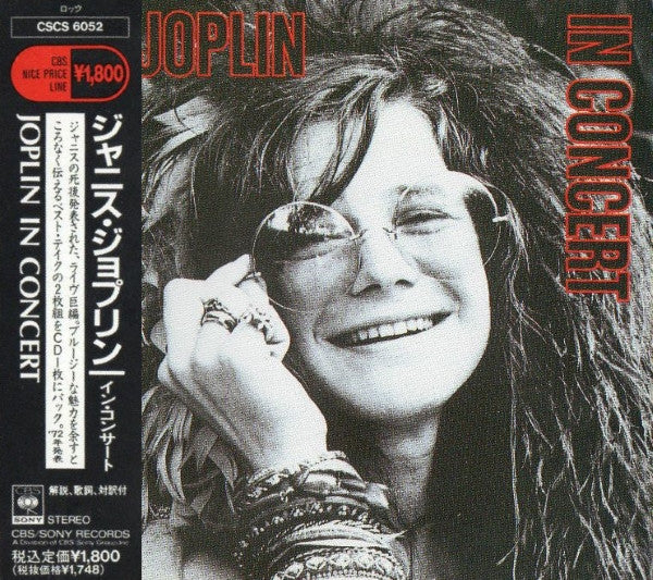 Janis Joplin – In Concert - Cd Japones