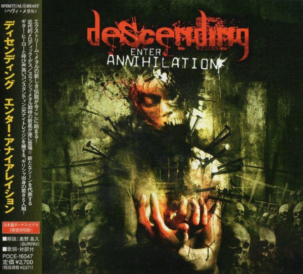Descending – Enter Annihilation - Cd Japones