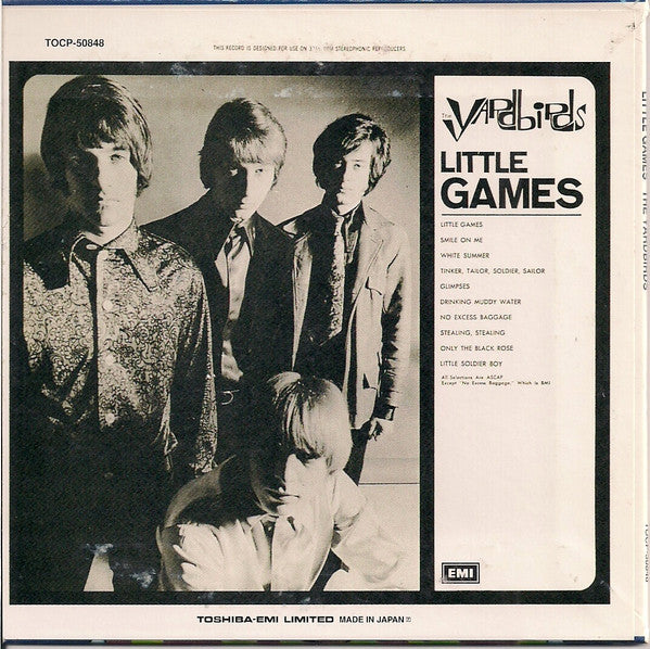 The Yardbirds – Little Games - CD Japonés (Sin Obi)