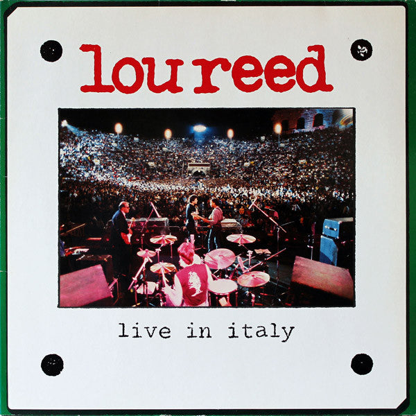 Lou Reed – Live In Italy- Vinilo Japonés (Sin Obi)