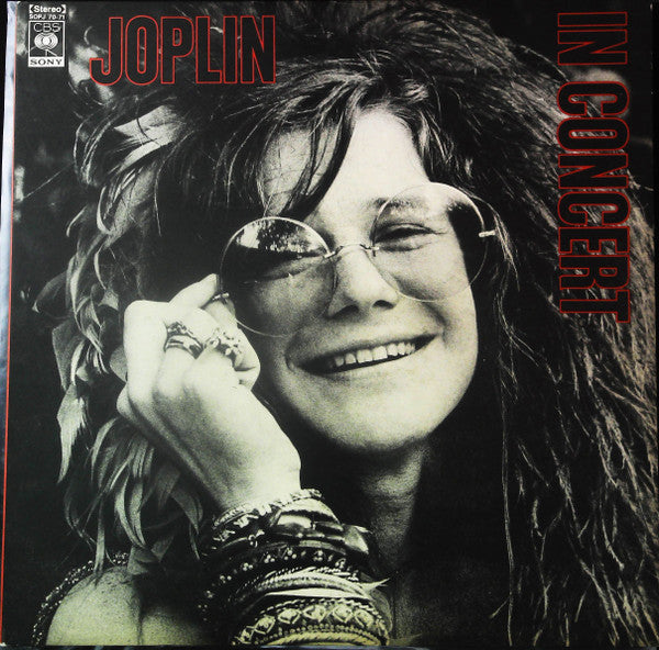 Janis Joplin – Joplin In Concert - Vinilo Japones (Sin Obi)