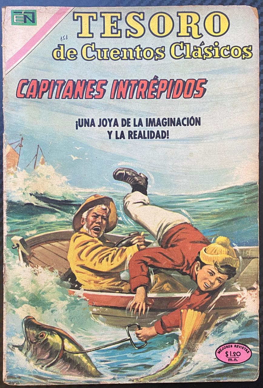 Tesoro de Cuentos Clásicos "Capitanes Intrépidos" N°151 - Revista