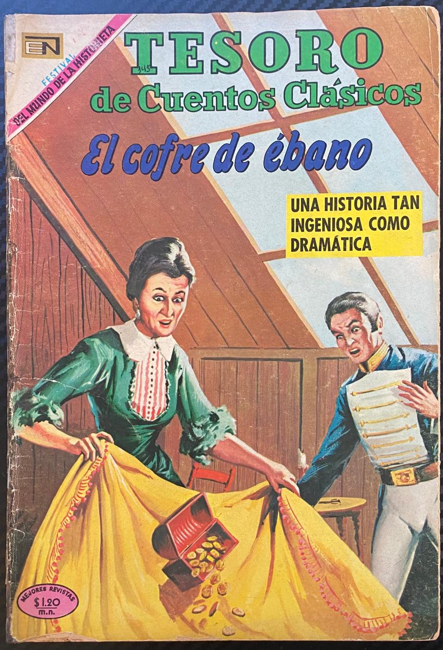 Tesoro de Cuentos Clásicos "El Cofre de Ébano" N°145 - Revista