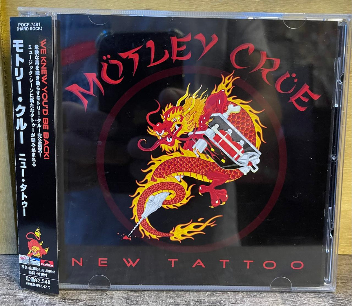 Mötley Crüe New Tattoo CD Japones