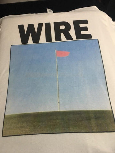 Wire Pink Flag - Rock - Polera